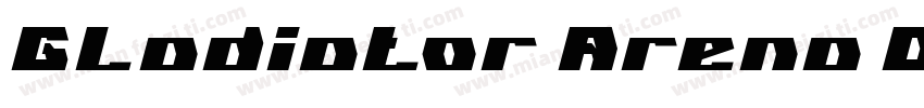 Gladiator Arena Demo字体转换